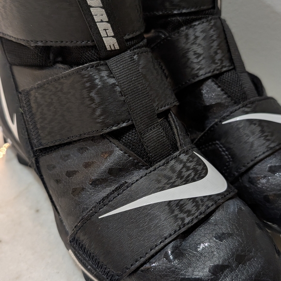 Nike Savage 2 Shark Black And White Football Fastflex Cleats Boys Size 5.5 - Picture 3 of 9